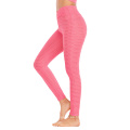 Leggings de entrenamiento de mujer Leggings de tope de tope delantero Pantalones cruzados frontales Leggings de yoga texturizado